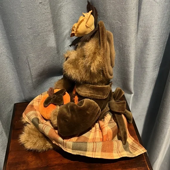 Bearington Bears "Autumn Harvester" 15” Plush Bear Retired! Halloween Fall Decor - Picture 6 of 13